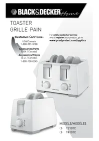 BLACK &amp; DECKER T2101C - Grille pain