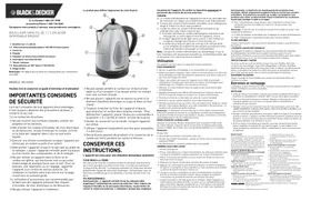 BLACK &amp; DECKER KE1355SC - Bouilloire