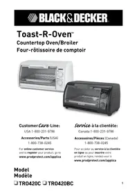 Notice BLACK & DECKER TRO420BC Oven