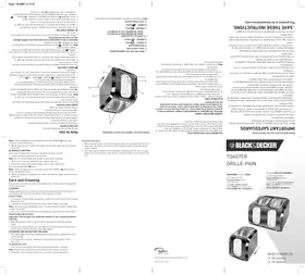 BLACK &amp; DECKER TR1200SSC - Grille pain