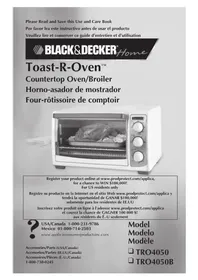 Notice BLACK & DECKER TRO4050B Oven