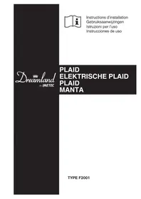 Notice Dreamland F2001 Couverture/coussin chauffant