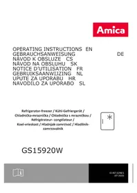 Notice AMICA GS 15920 W Mraznička