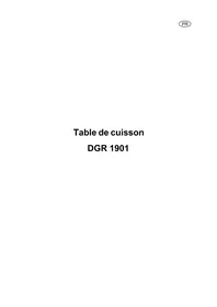 Notice ARTHUR MARTIN ELECTROLUX DGR1901X Cuisinière