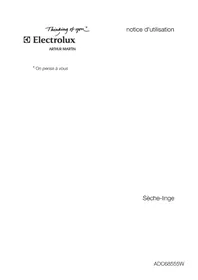 Notice ARTHUR MARTIN ELECTROLUX ADC 68555 W Sèche-linge
