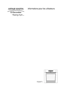 Notice ARTHUR MARTIN ELECTROLUX FE 6471 NG Four