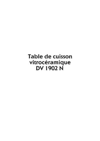 Notice ARTHUR MARTIN ELECTROLUX DV1902N44C Cuisinière