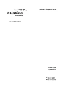 Notice ARTHUR MARTIN ELECTROLUX ANB35400X8 Réfrigérateur