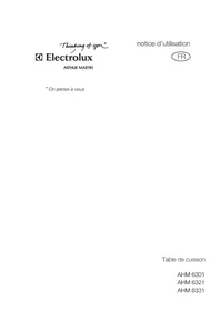 Notice ARTHUR MARTIN ELECTROLUX AHM6331X Cuisinière