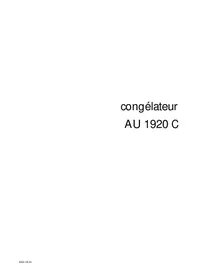 Notice ARTHUR MARTIN ELECTROLUX AU 1920 C Congélateur