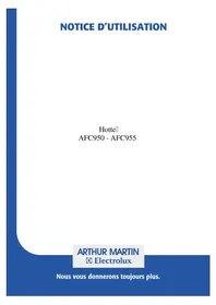 Notice ARTHUR MARTIN ELECTROLUX AFC950N Hotte