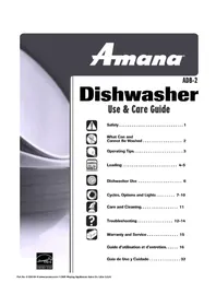 AMANA ADB3500AWQ - Lavavajillas