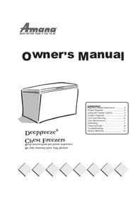 Notice AMANA AC50KW Congélateur