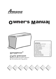 Notice AMANA AFC2207AW Congélateur