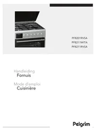 Notice Pelgrim PF8211RVS Fornuis