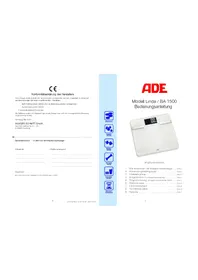 ADE Linda BA 1500 - Weegschalen