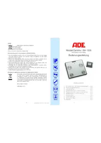 Notice ADE CARLOTTA BA 1205 Weegschalen