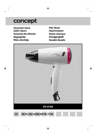 Notice Concept BEAUTIFUL VV5740 Hair dryer