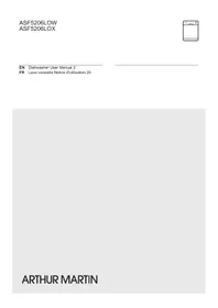 Notice ARTHUR MARTIN ASF5206LOX Lave-vaisselle