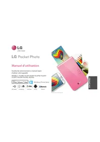 Notice LG POCKET PHOTO PD239P Imprimante