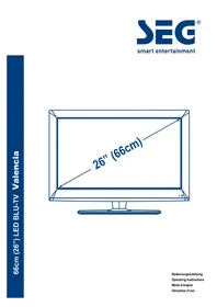 Notice SEG VALENCIA Televisore