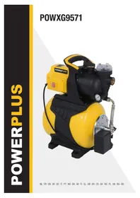Notice PowerPlus POWXG9571 Vandpumpe