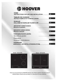 Notice HOOVER HIES644DC Ocak