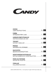 Notice HOOVER HOAP65VX Fırın
