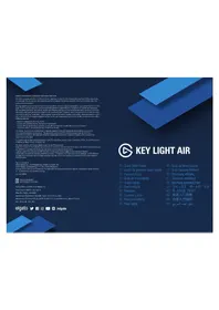 Notice ELGATO KEY LIGHT AIR Lampe
