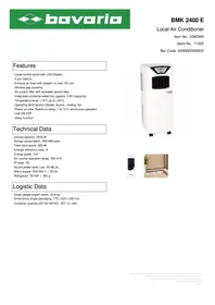 Notice Bavaria BMK 2400 E Climatisation
