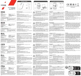 Notice Canyon CNSCMSW09 Souris