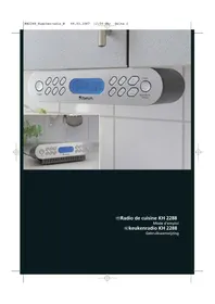 Notice EBENCH KH 2288 Radio