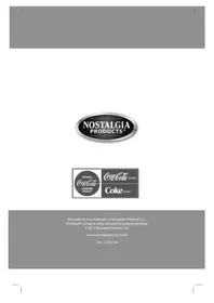 Notice Nostalgia COCACOLA 8CUP HOT AIR POPCORN MAKER Machine à popcorn