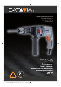 Notice Batavia BTPD001 Perceuse