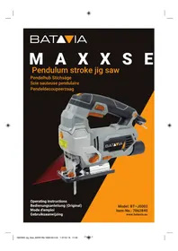 Notice Batavia BTJS002 Scie