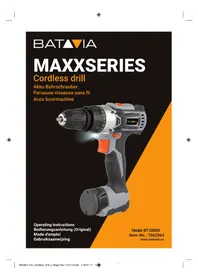 Notice Batavia BTCD005 Perceuse