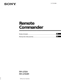 SONY RM-LP204 - Control remoto
