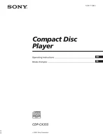 SONY CDP-CX355 - CD Player