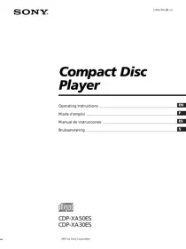 CDP-XA30ES SONY