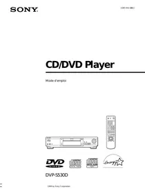 SONY DVP-S530D - DVD player