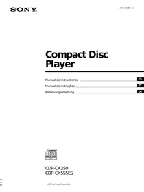 SONY CDP-CX555ES - Leitor de CD