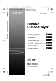SONY DVP-FX980 - Dvd speler