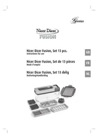 Notice GENIUS NICER DICER FUSION Robot ménager