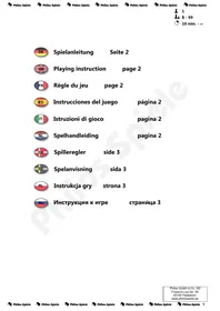 Notice Philos SOLITAIRE GROß Jeu de société