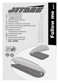 Notice Jetbag LIBERTY 500 Coffre de toit