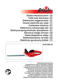 Notice Grizzly EHS 58052 Taille-haies