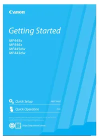 Notice CANON ISENSYS MF449X Inprimagailu