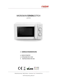 Notice ROTEL U1577CH Four à micro-ondes