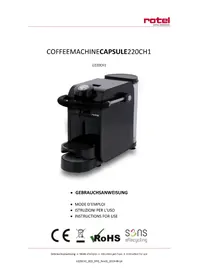 Notice ROTEL U220CH1 Machine à café
