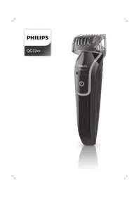 Notice PHILIPS MULTIGROOM SERIES 3000 QG3339 Sähköruohonleikkuri